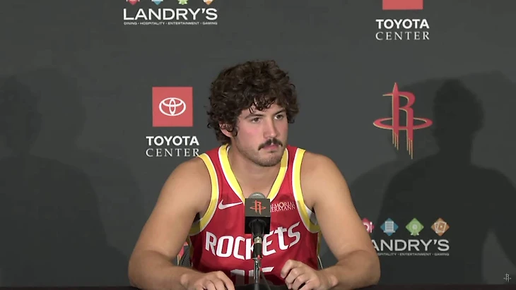 Reed Sheppard 2026 Media Day Press Conference