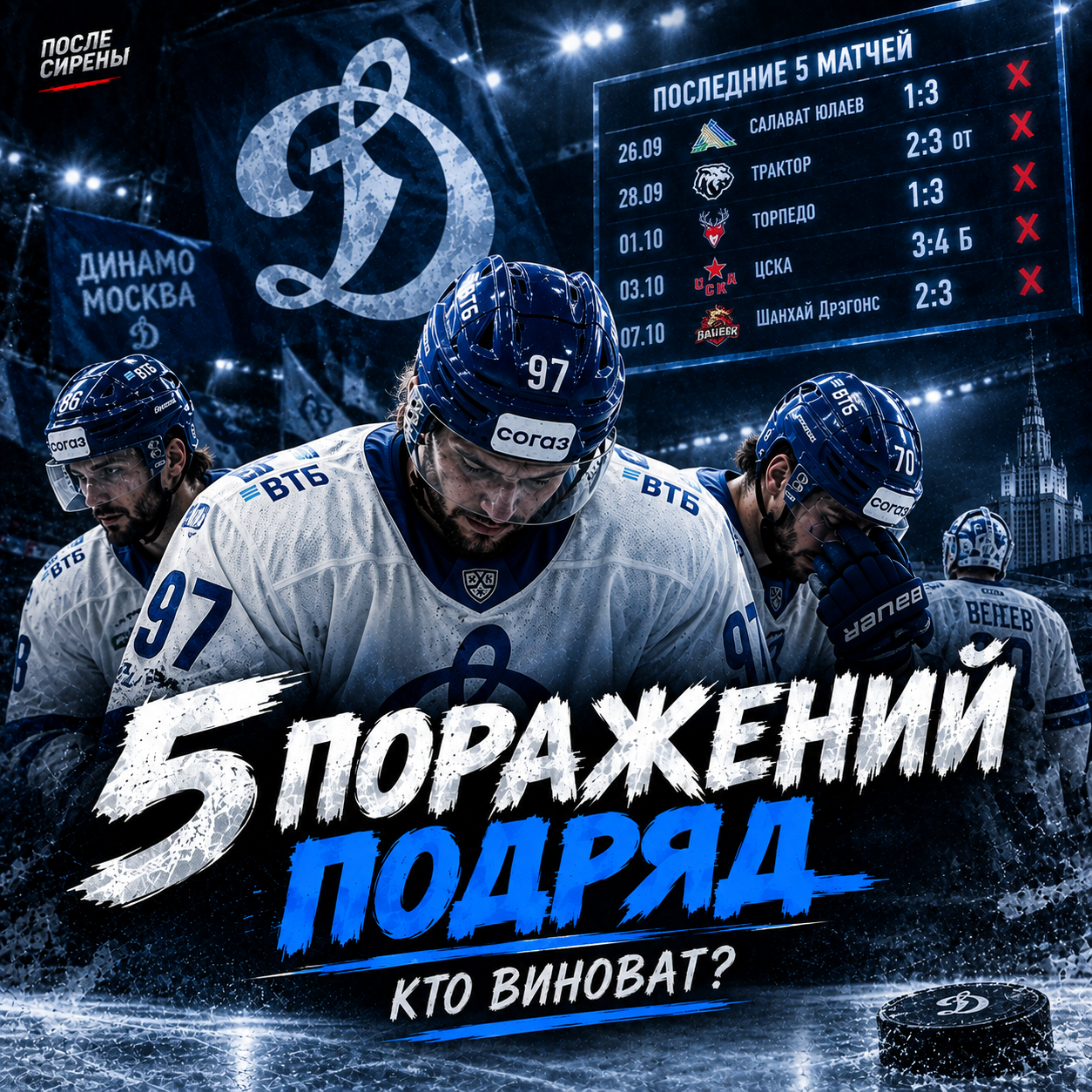 ЦСКА, КХЛ, Динамо Москва