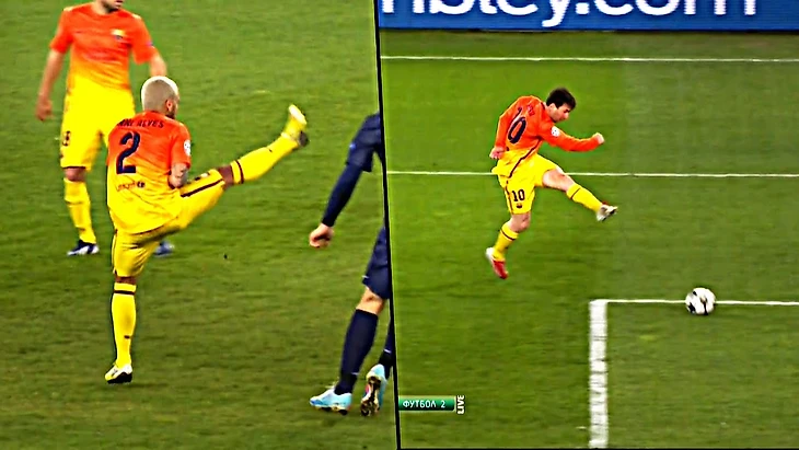 The Ultimate Karate Goal: Messi & Dani Alves MAGIC!