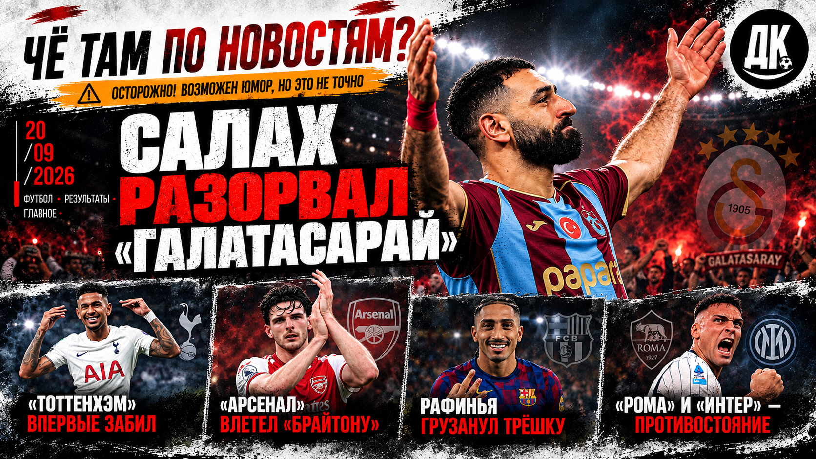 Премьер-лига Англия, Барселона, Суперлига Турции, Мохамед Салах, Рафинья Диас, Рома, Астон Вилла, Алексей Батраков, Ла Лига, Брайтон, Интер, Арсенал, Тоттенхэм, Серия А Италия, Галатасарай, Трабзонспор, Севилья