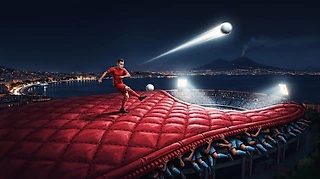 Красное одеяло на Неаполь: 26 ударов, 70 процентов мяча и один левый Эдегора