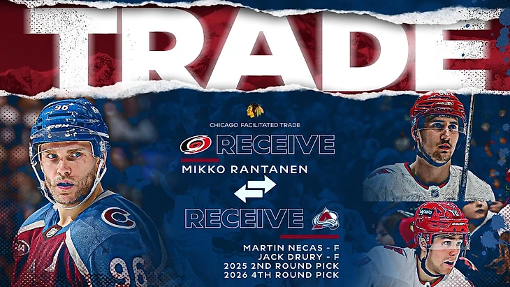 Avalanche Acquires Necas, Drury, & Draft Picks in Three-Team Trade | Colorado Avalanche