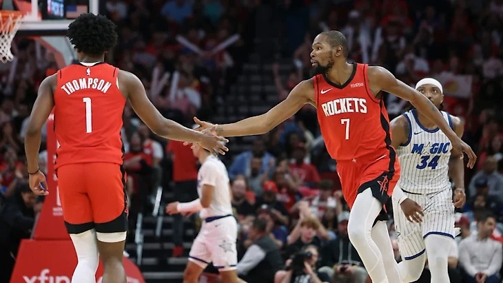 Kevin Durant Reacts To Amen Thompson's Five-Year, $208 Million Rockets Contract Extension – Yahoo Sports