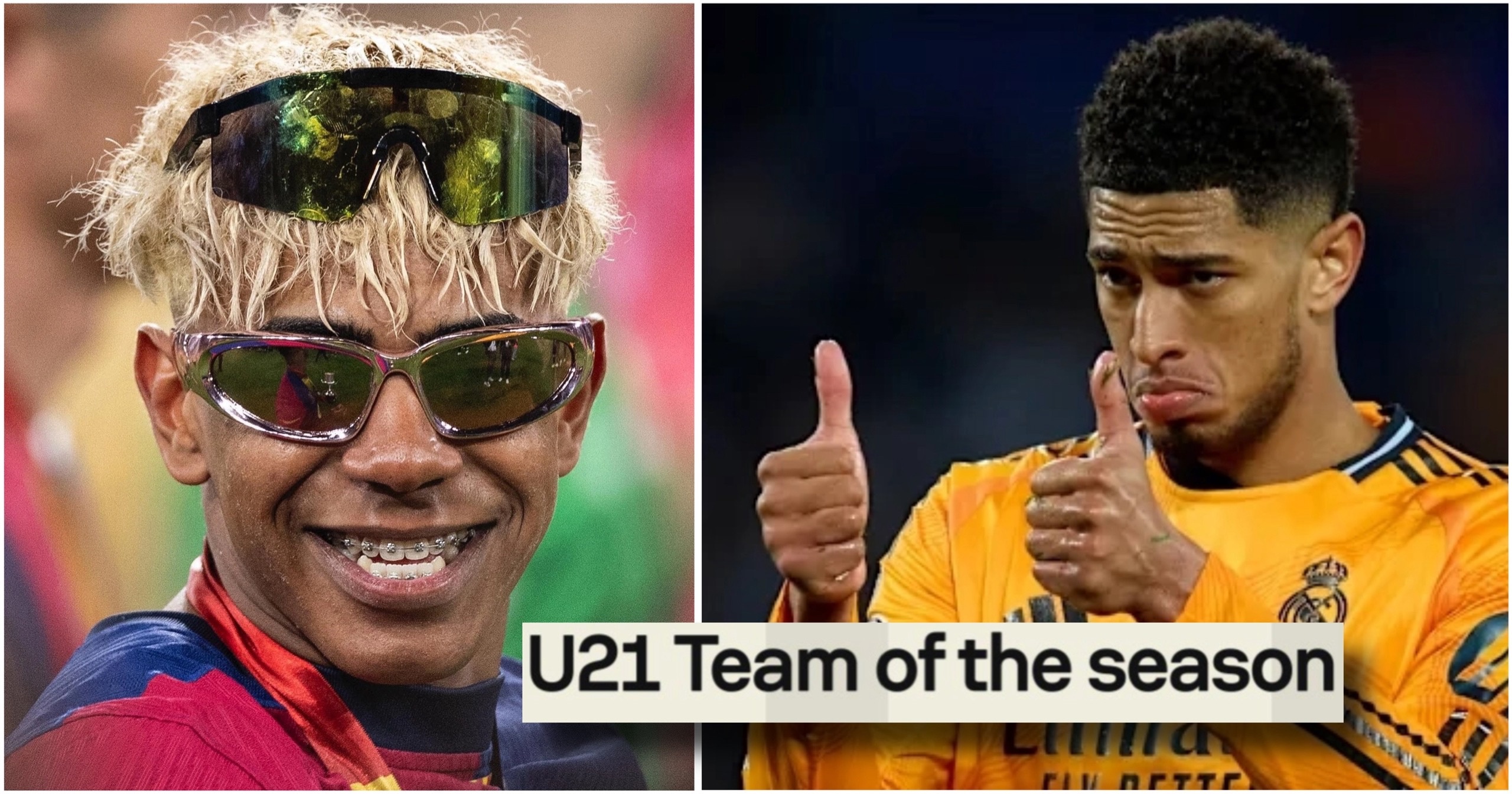 ⭐ Сборная сезона U21. Здесь – Ямаль, Беллингем и другие таланты