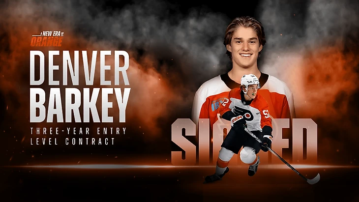 Flyers Sign Denver Barkey to a Three-Year Entry-Level Contract | Philadelphia Flyers