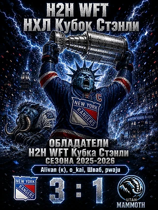 H2H WFT NHL 2025/2026 Итоги Сезона