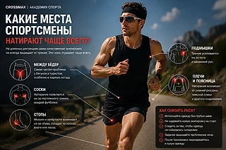 Какие места спортсмены натирают чаще всего — и как этого избежать