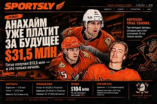 Анахайм поставил $31,5 млн на двух молодых звезд. Готье получил $13,5 млн