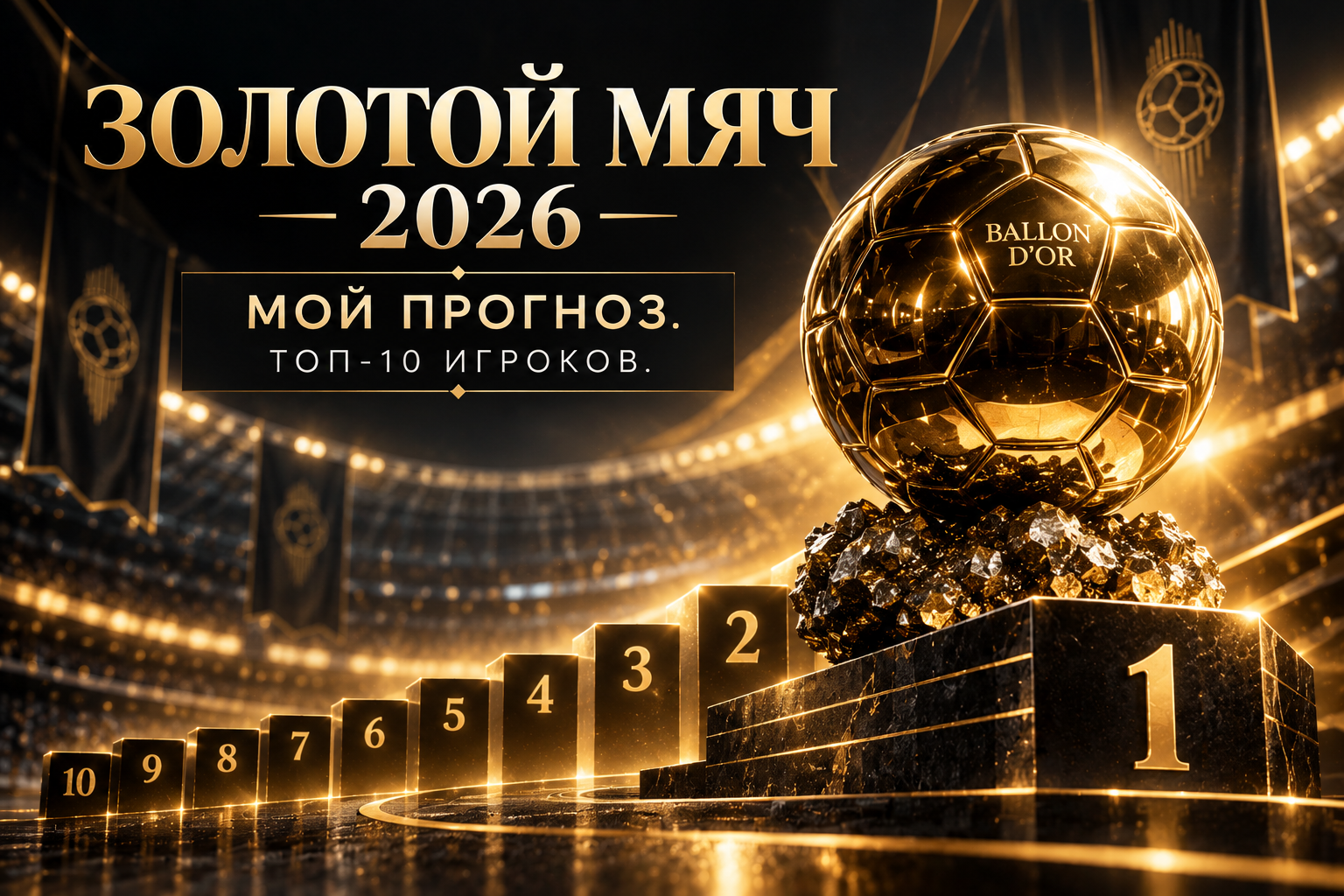 «Золотой мяч» — 2026: кто заберёт главную индивидуальную награду в футболе?