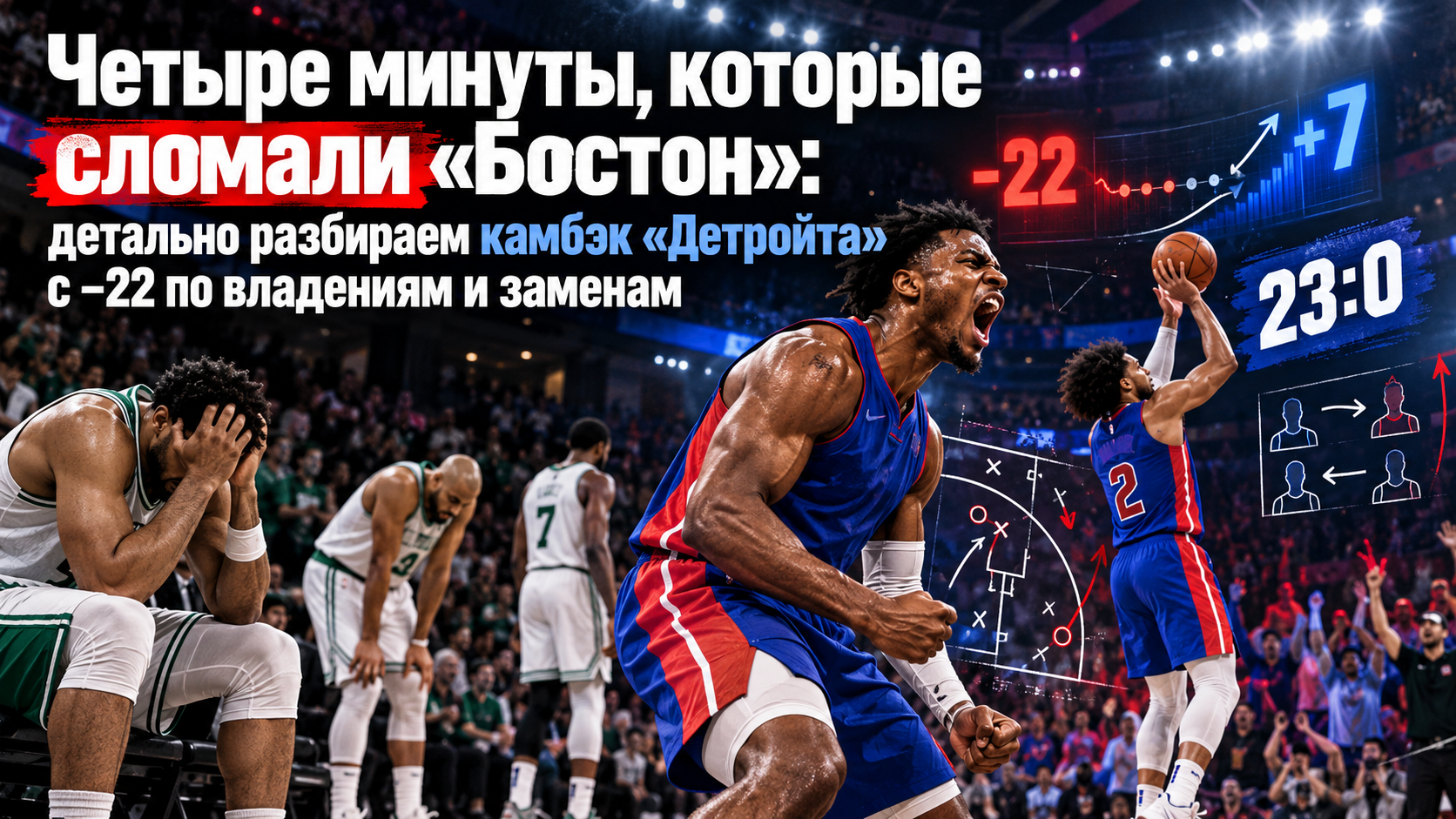 Бостон, Детройт