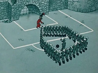 Разбор метода «клина» из мультика про казаков: можно ли так забить по правилам FIFA?