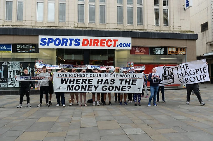 Newcastle United Fans Gather Sports Direct Editorial Stock Photo - Stock Image | Shutterstock Editorial