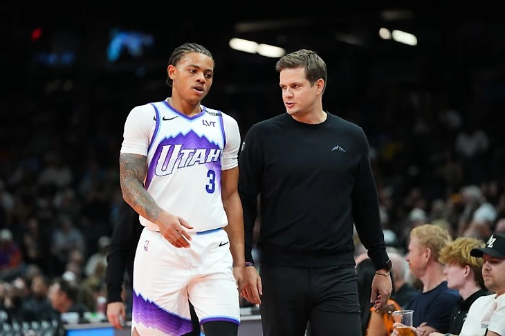 Utah Jazz guard Keyonte George is making the jump