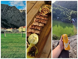 🍺😍 Атмосфера за пределами топ-лиг – кайф! Стадион на 18-метровом болоте, пиратское ущелье и чевапи после матча
