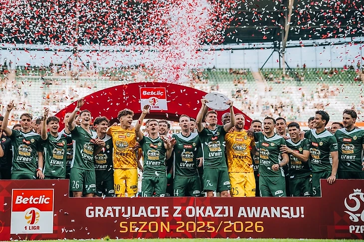 FOTO: Ekstraklasa jest już nasza! Remis z Pogonią na pożegnanie Betclic 1 Ligi
