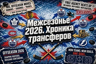 Межсезонье НХЛ: обзор трансферного рынка-2026 (2-я часть)